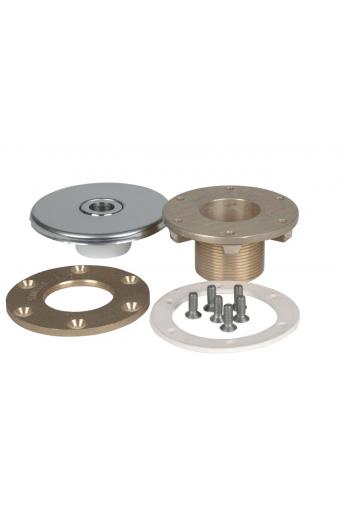 Vtoková tryska d= 18 mm – závit 11/2“ ex, 40 mm, příruba, foliové baz.