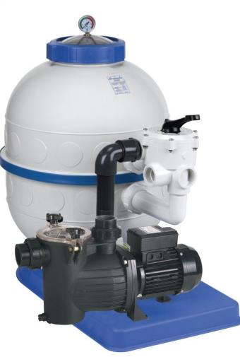 Filtrační zařízení - Granada KIT 600, 16 m3/h, 230V, 6-ti cest. boč. ventil, čerp. Preva 100