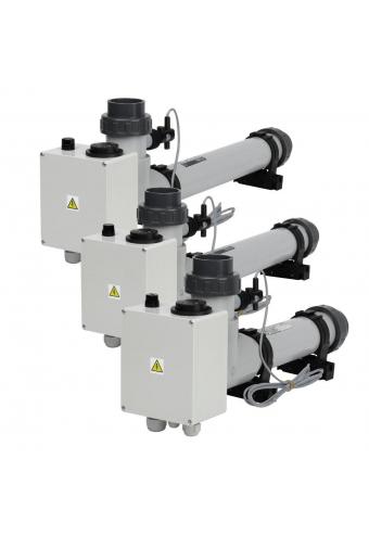 Topení EOVp-18, 18 kW, 400 V, plast s el. průtokovou klapkou