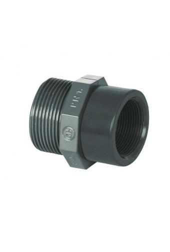 PVC tvarovka - Redukce 1/2“ ext. x 3/8“ int.