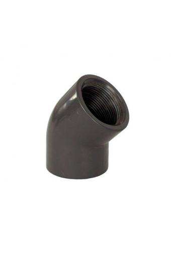 PVC tvarovka - Úhel 45° 63 x 2“ int.
