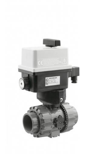 Kulový el. dvoucestný ventil 50 mm, 230 V, FIP – pro solární systémy