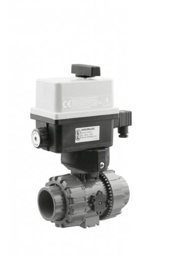 Kulový el. dvoucestný ventil 63 mm, 230 V, FIP – pro solární systémy
