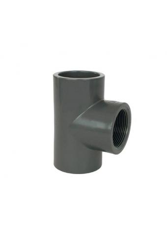 PVC tvarovka - T-kus 90° 63 x 1/2“ int.