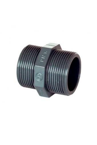 PVC tvarovka - Dvojnipl 3/4“ ext.