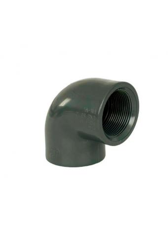 PVC tvarovka - Úhel 90° 1 1/2“ int. x 1 1/2“ int.